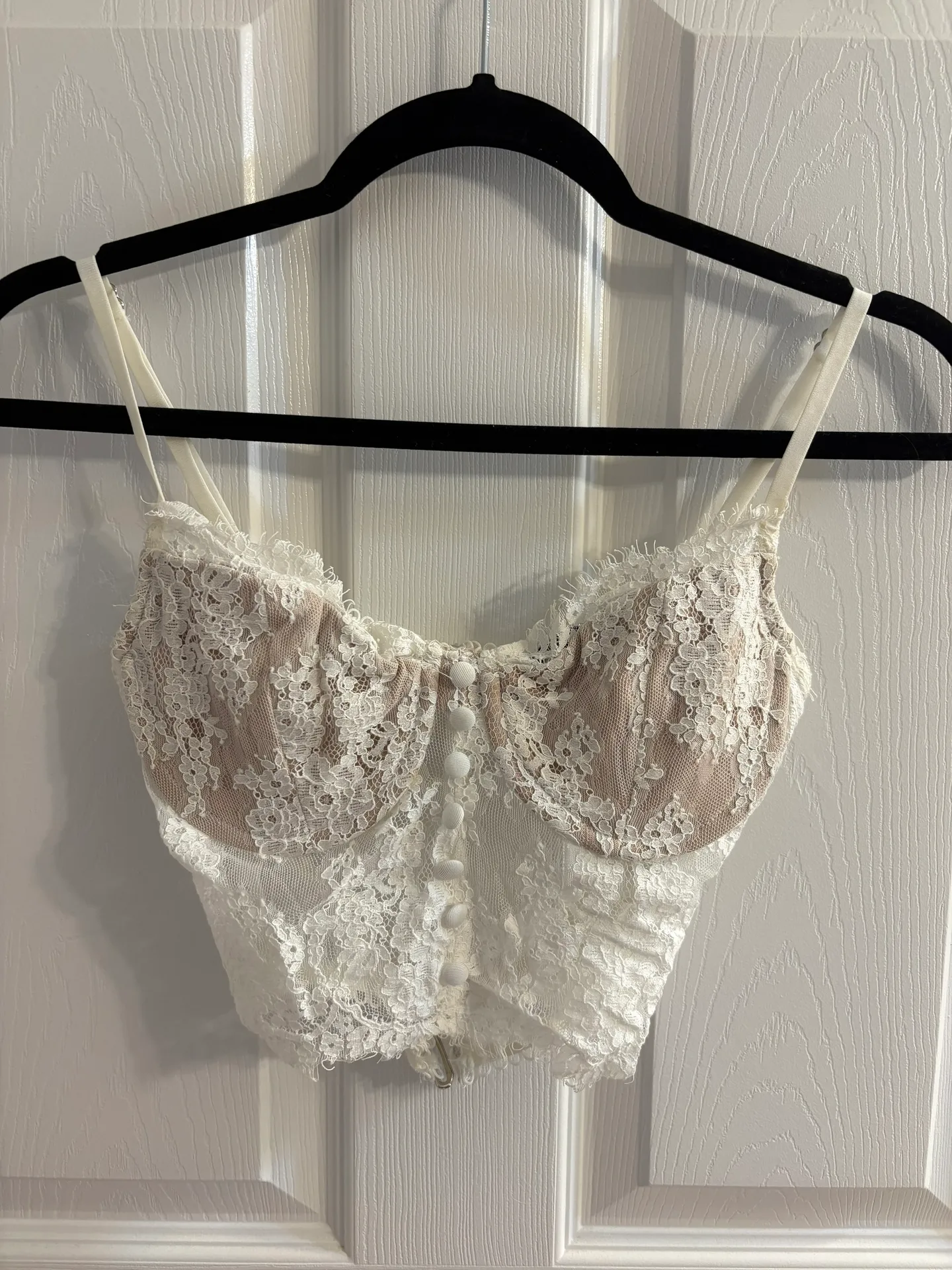 White Fox Boutique White Crop Top Size XS - Image 3