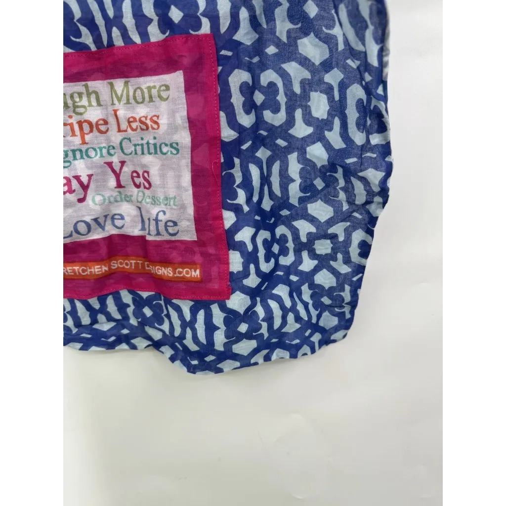 Gretchen Scott Small Bag Cotton Retro Blue - Image 4