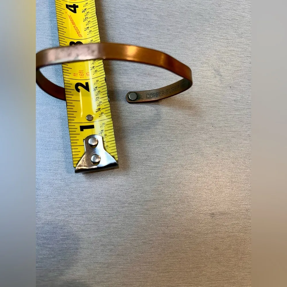 Copper Pure Cuff Bracelet Brown - Image 6