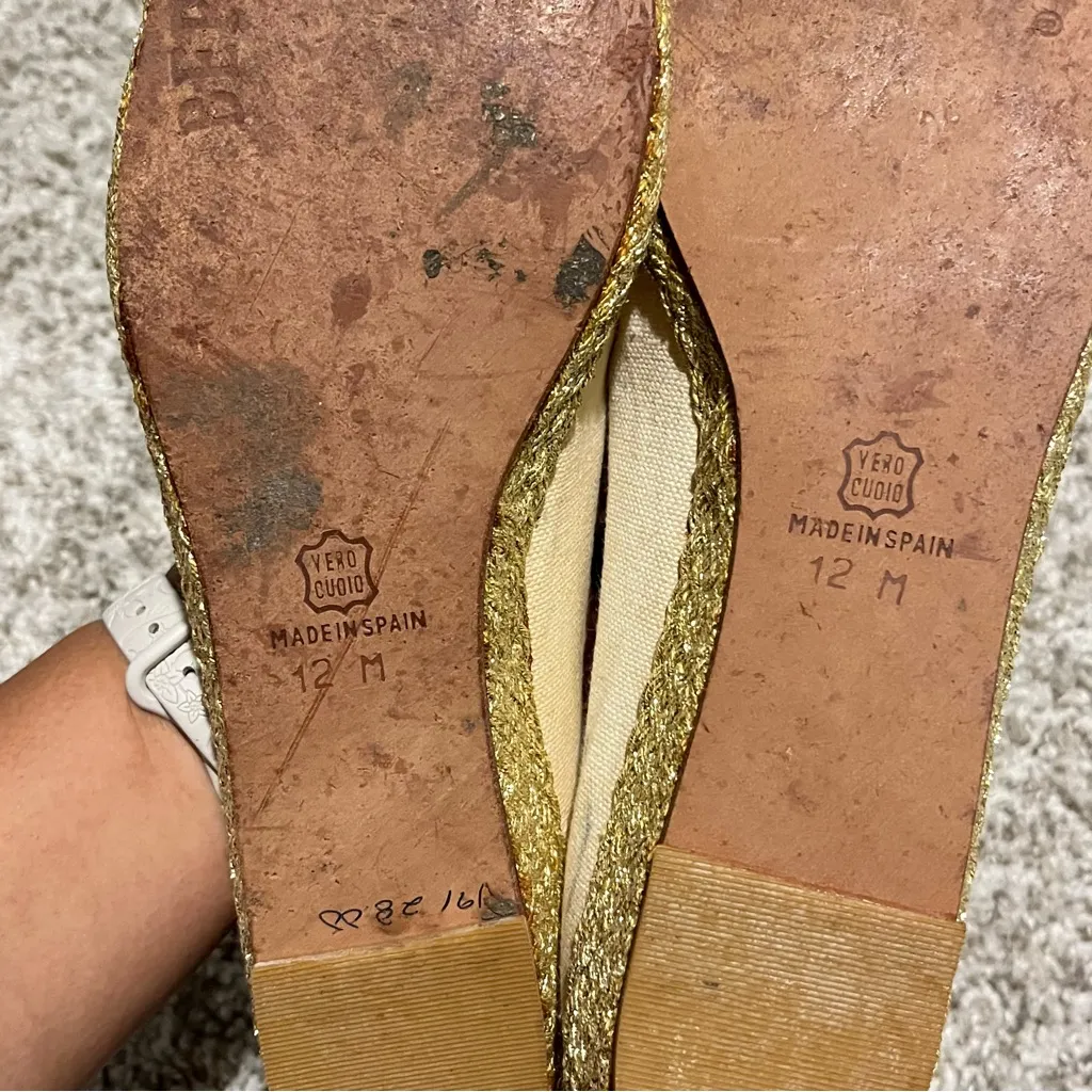 Vintage Bernardo Whimsical Shoes Size 12M Cottagecore Fairy Embroidered - Image 4