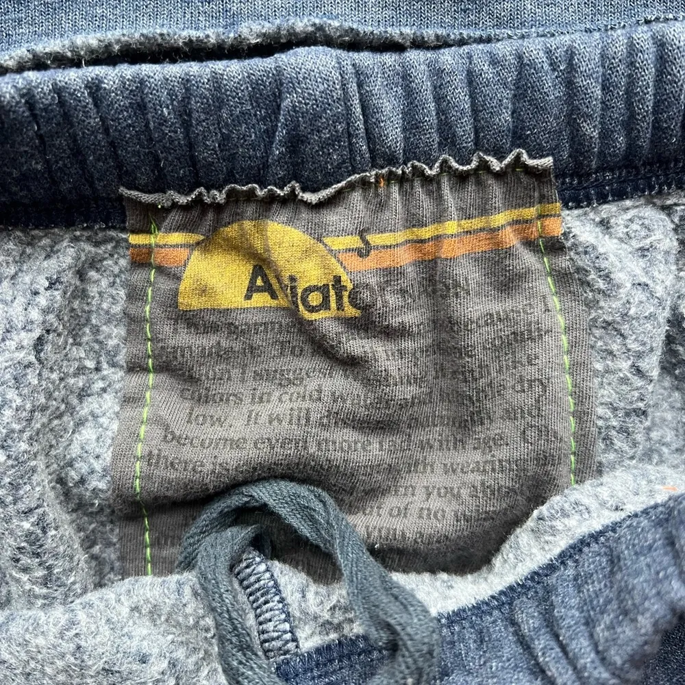 Aviator Nation Bolt Embroidery classic cropped crew sweatshirt and sweat pants - Image 3