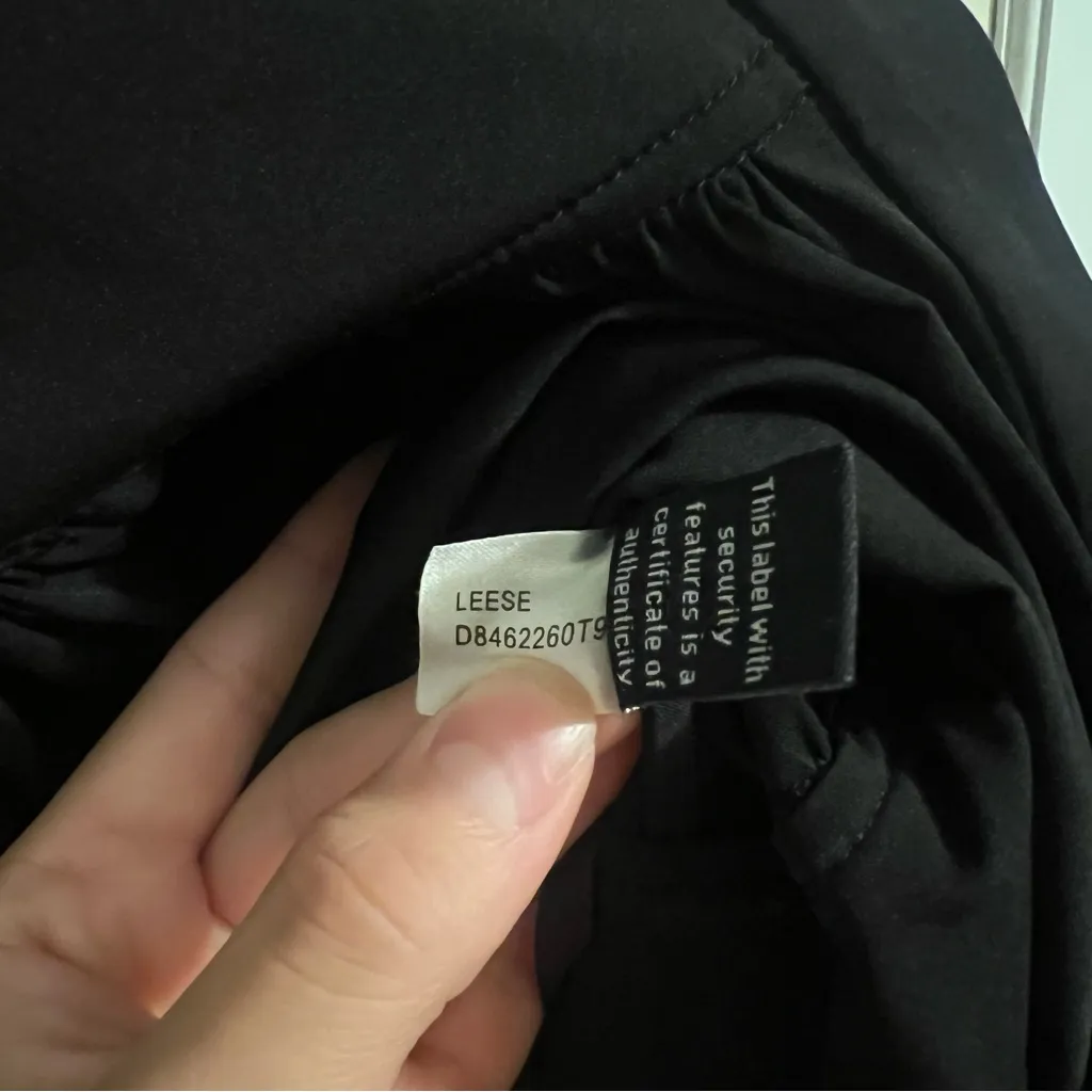 Diane Von Furstenburg Black Leese Mini Dress *No Belt - Image 9