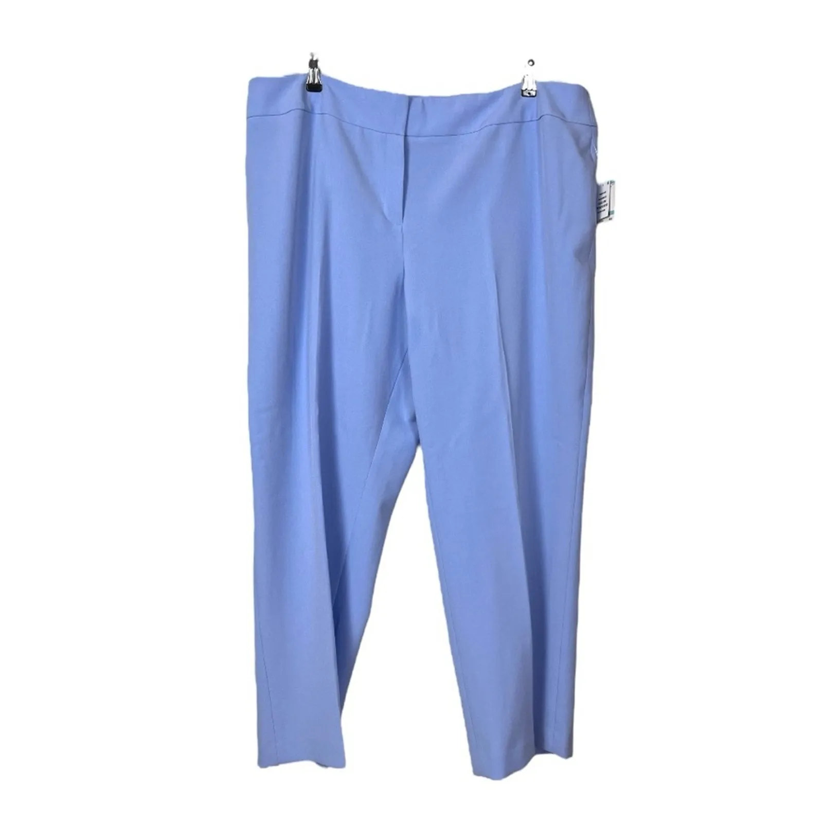 Kasper New Dress Pants Straight Leg Flat Front Sky Blue Women’s Plus Size 20W - Image 4