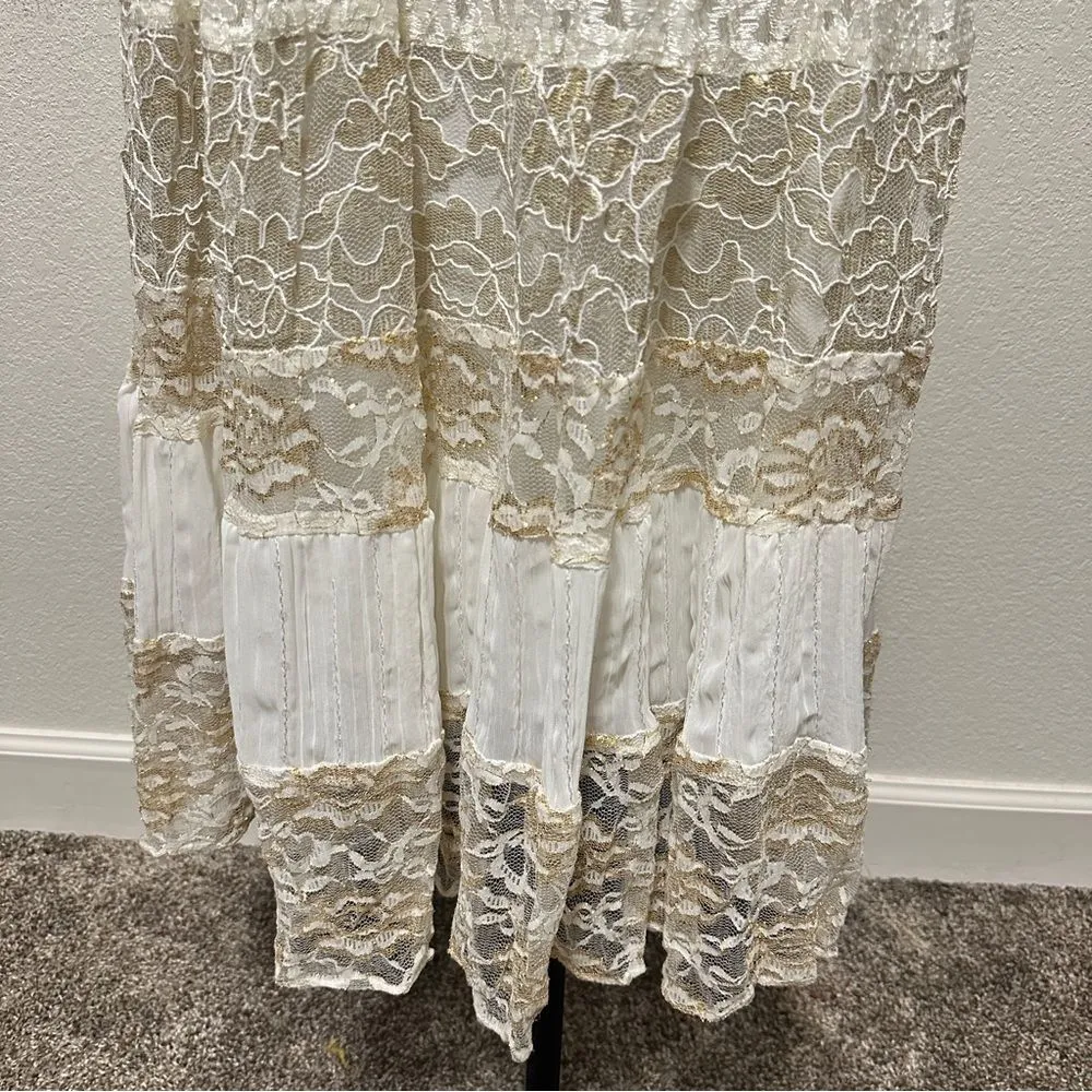 Vintage J.R. Nites by Caliendo Fairy Maxi Skirt Size 8P - Image 5