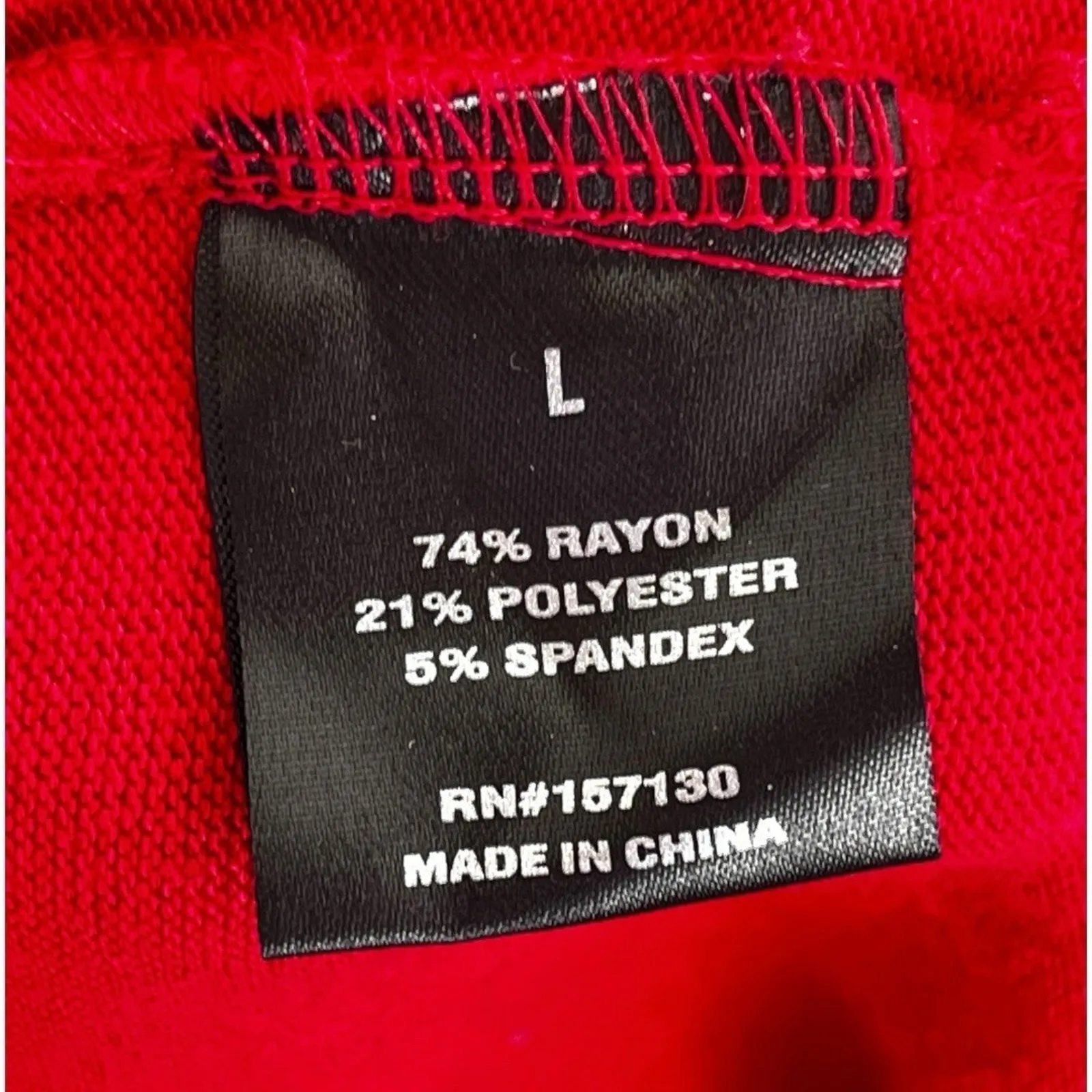 Merry Christmas Angora 3D Ugly Christmas Lightweight Sweater Size Large Holidays Red - Image 4