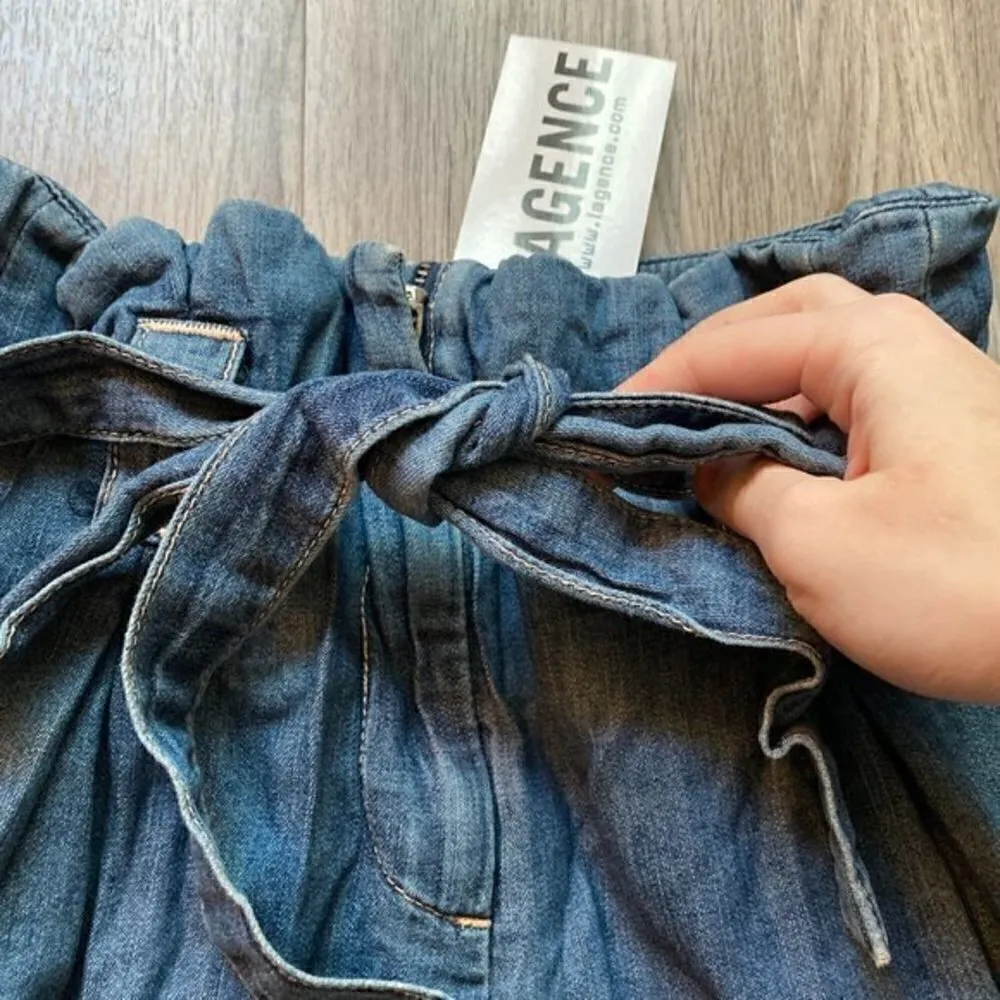 L'AGENCE Violette Cotton Paperbag Pants Size 25 NWT - Image 4