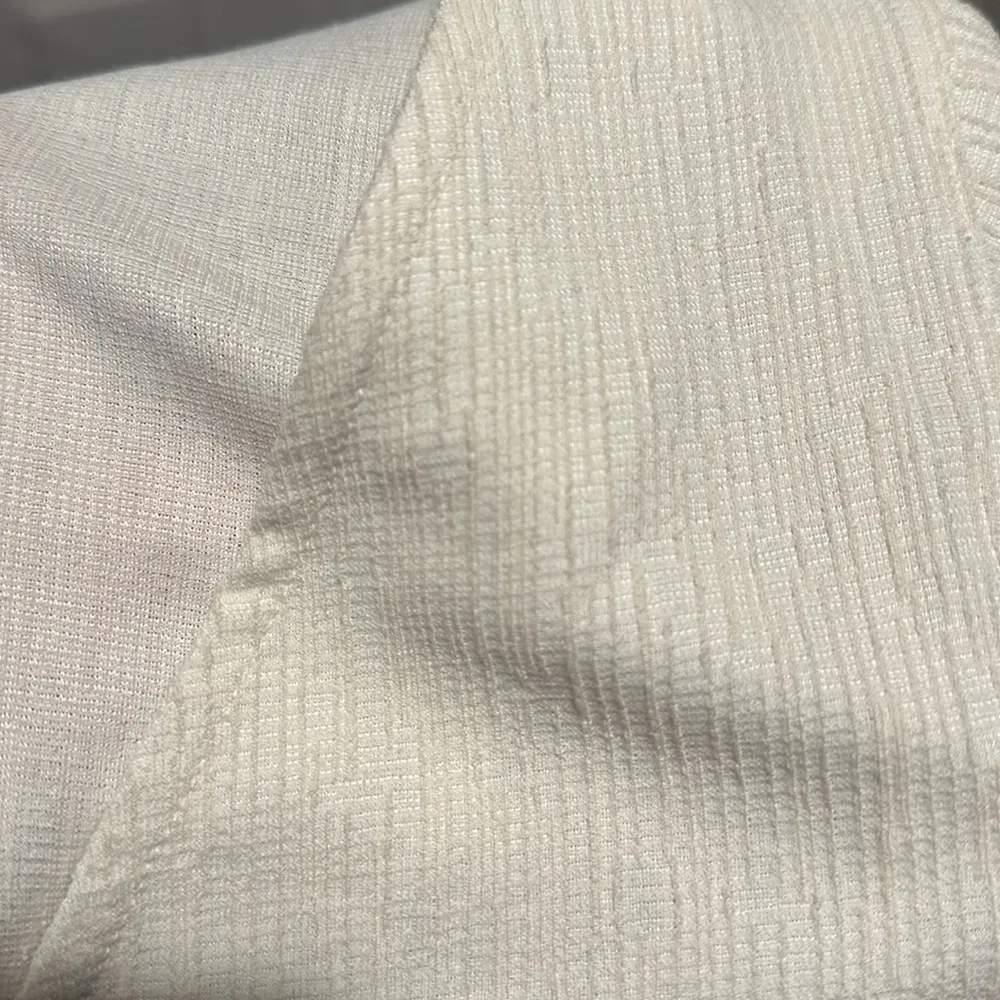 Banana Republic Ivory White Doleman Sleeve v neck Blouse w/long sleeves Size XL - Image 5