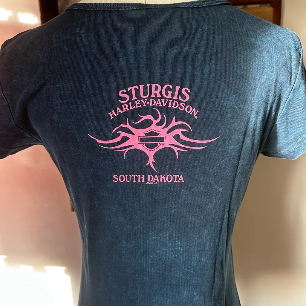 Harley Davidson Sturgis Rally Black Hills Rally T - Image 4