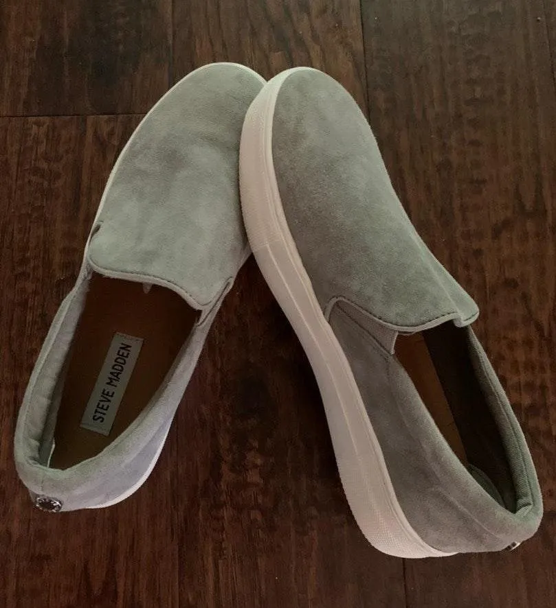 Steve Madden Gray Slip On Shoes - Image 2