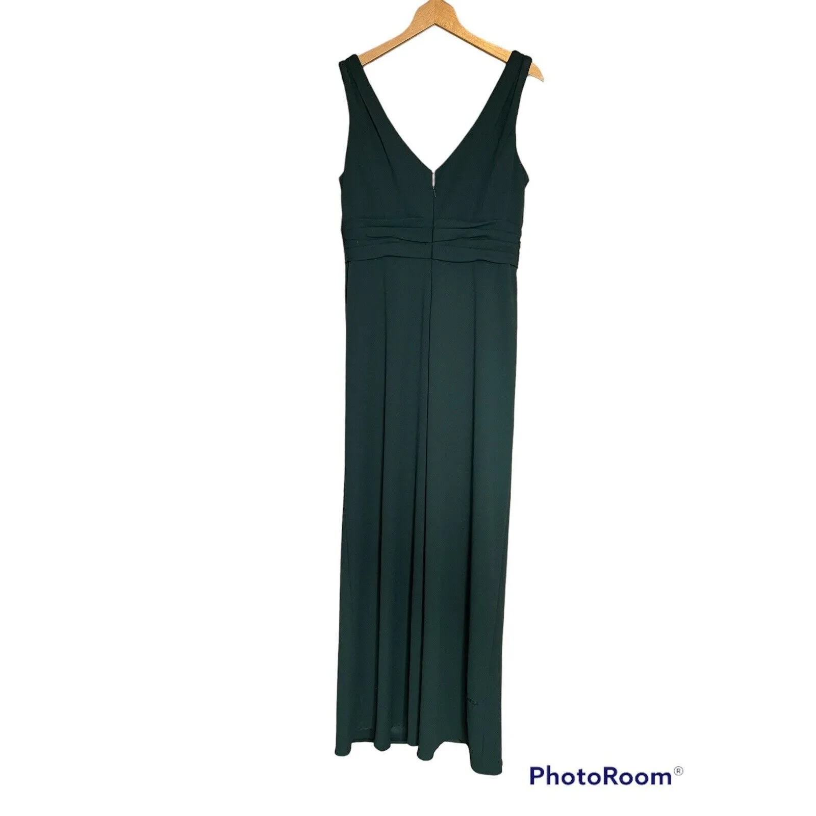 Bill Levkoff Size 14 Hunter Green Bridesmaid‎ Dress Prom Formal SAMPLE Empire - Image 6