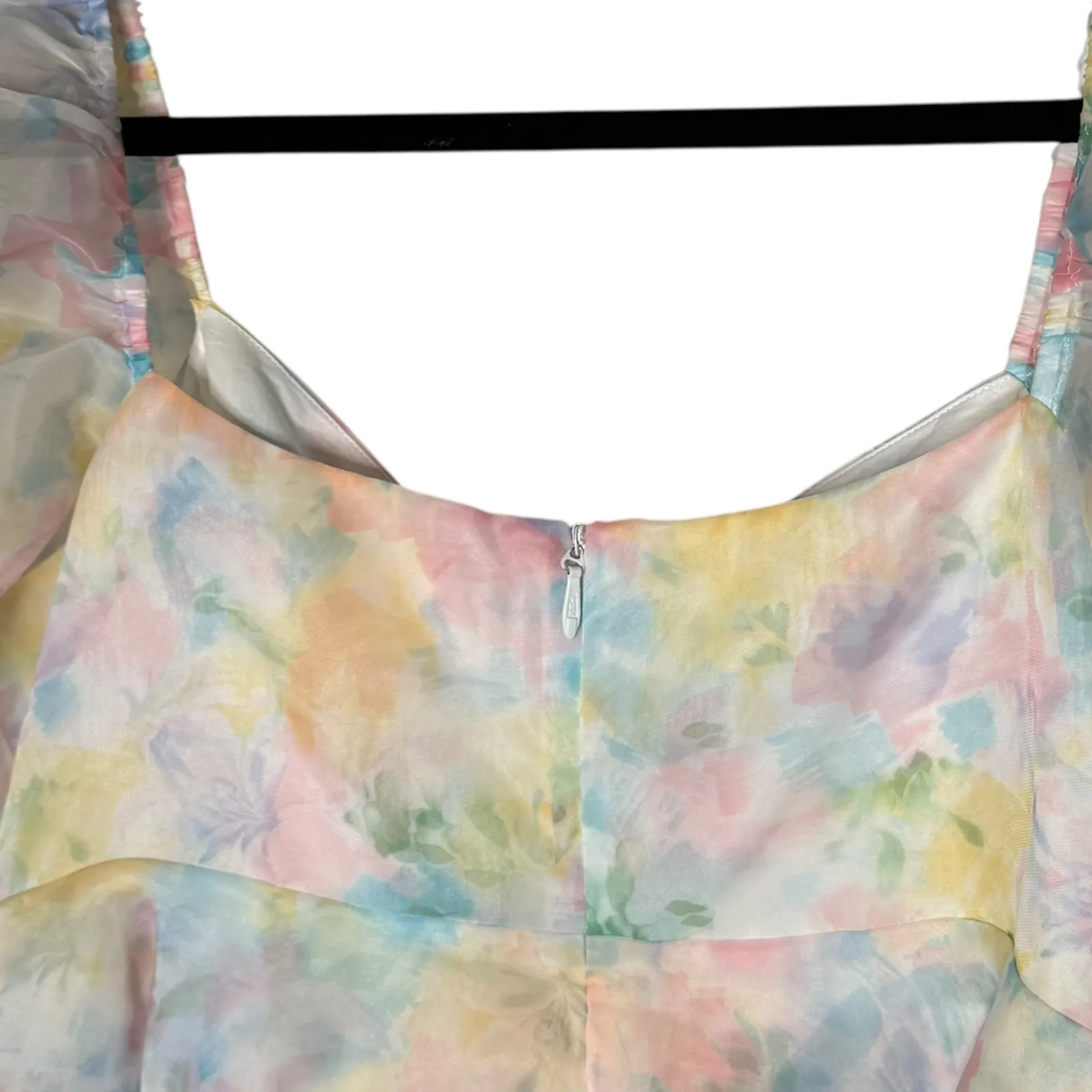 Selkie The Princess Mini Dress Stepmom‎ Pastel Puff Sleeves Womens 1X Whimsical Pink - Image 5