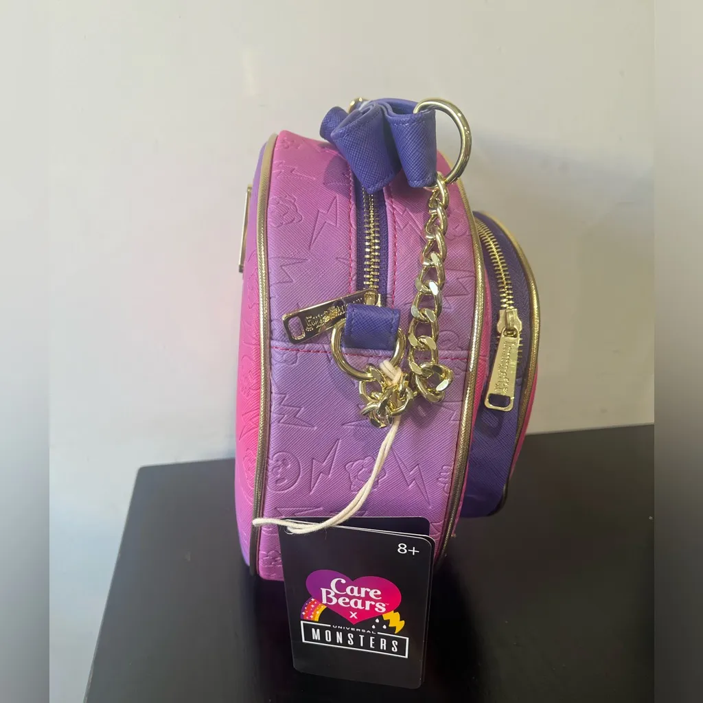 Loungefly Care Bears x Universal Monsters Cheer Bear Crossbody Bag - Image 4