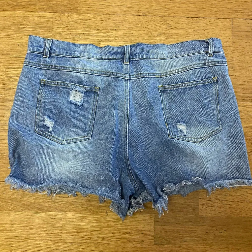 P Cill String of Pearls Coastal Cowgirl Western Granola Preppy Jean Shorts Size XL - Image 3