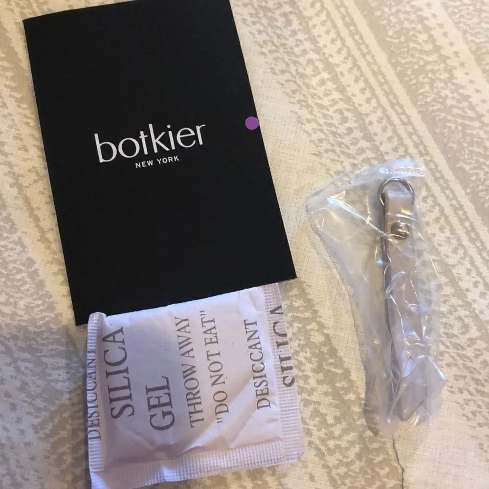 BOTKIER Bone Leather Crossbody Satchel Bag - Image 5