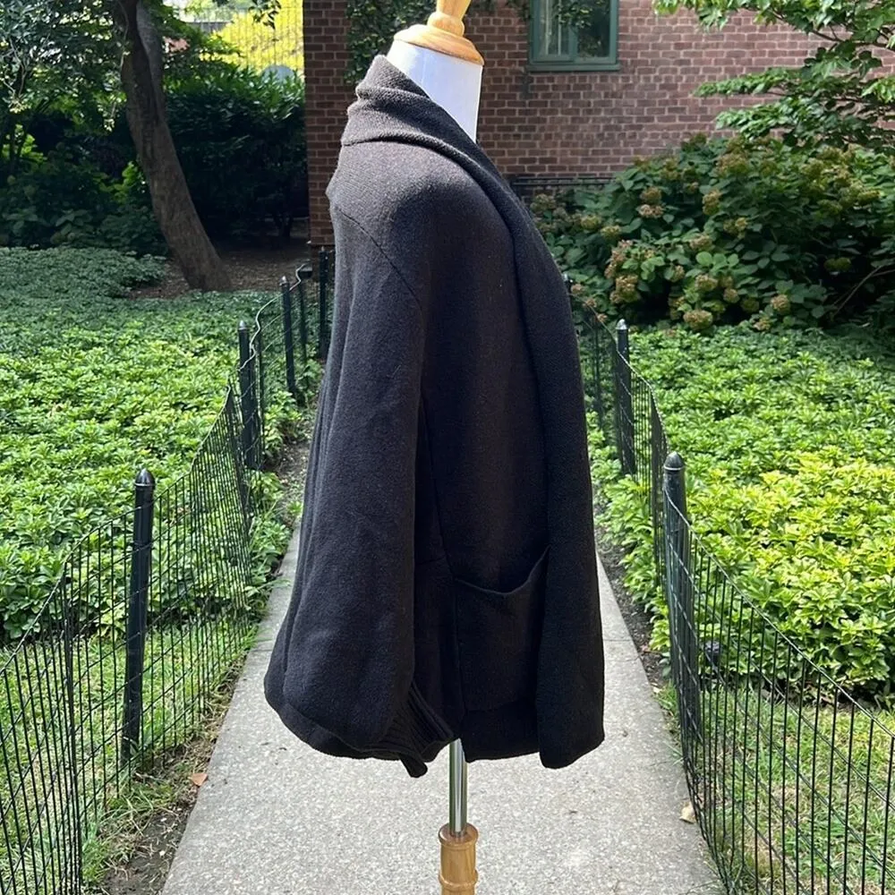 Meg Black Batwing Cardigan Sweater - Image 4