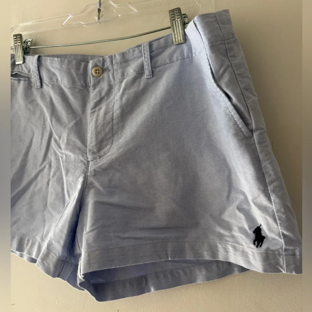 Ralph Lauren Blue Cotton Chino Shorts - Image 2