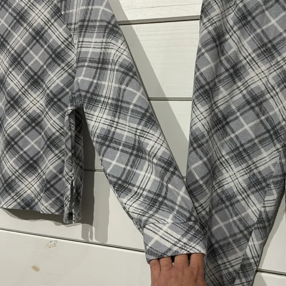 Victoria’s Secret Thermal Pajama Set Gray Plaid - Image 11