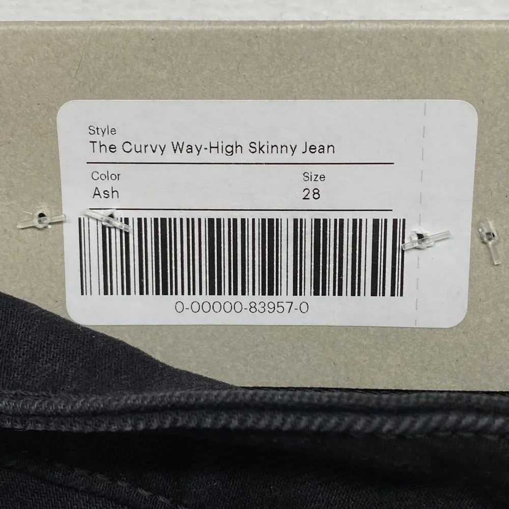 New Everlane Jeans Womens 28 The‎ Curvy Way-High Skinny Jean Black Crop - Image 8