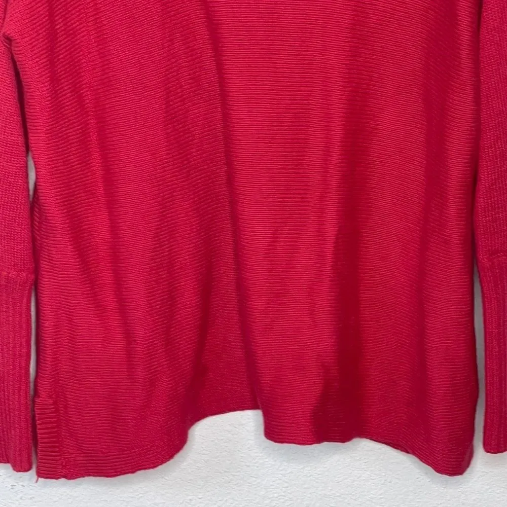 Chico's Cowl Neck Sweater Red‎ - Image 3