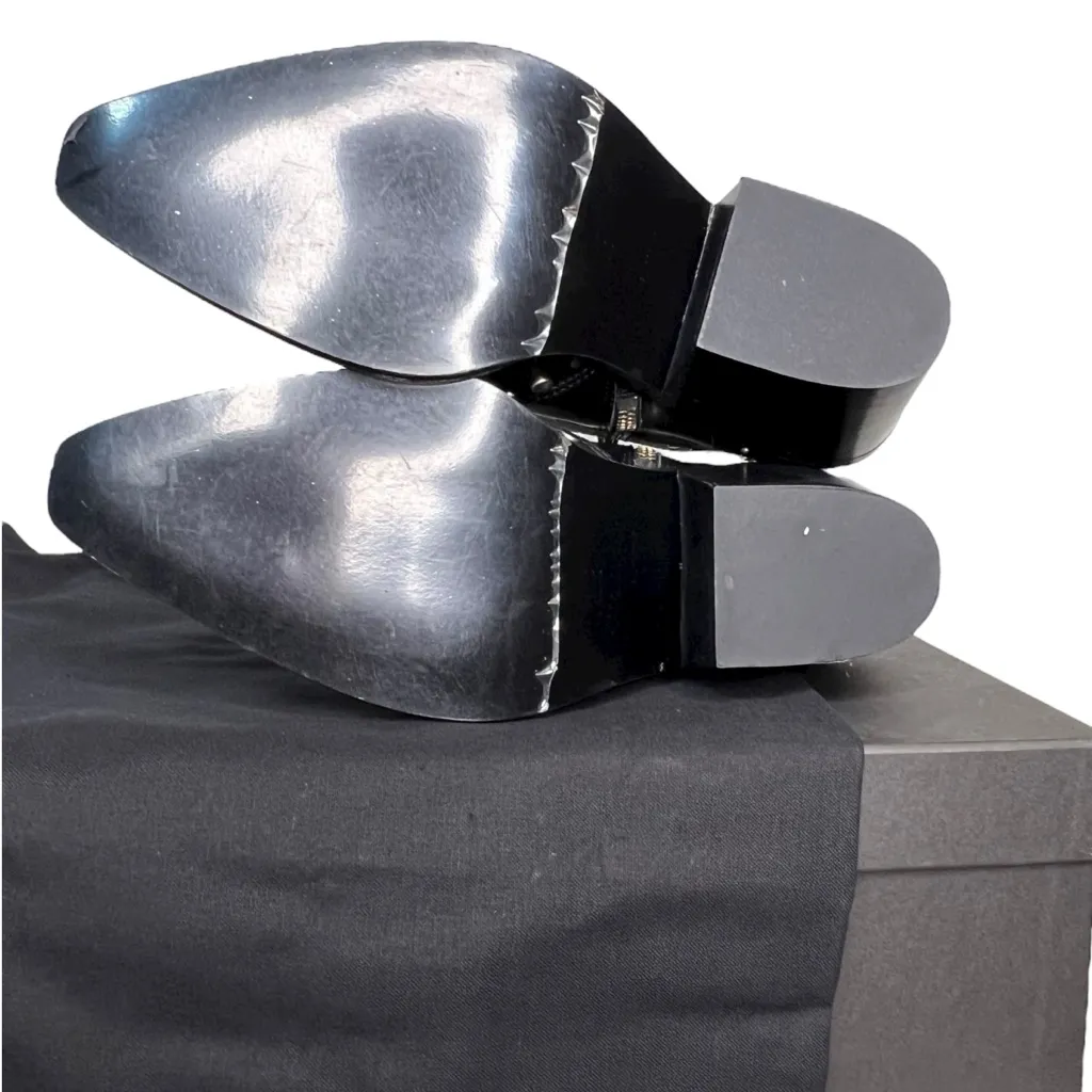 The Kooples Women’s Leather Santiag Studded Black Ankle Booties FR37 US 6 nwt - Image 7