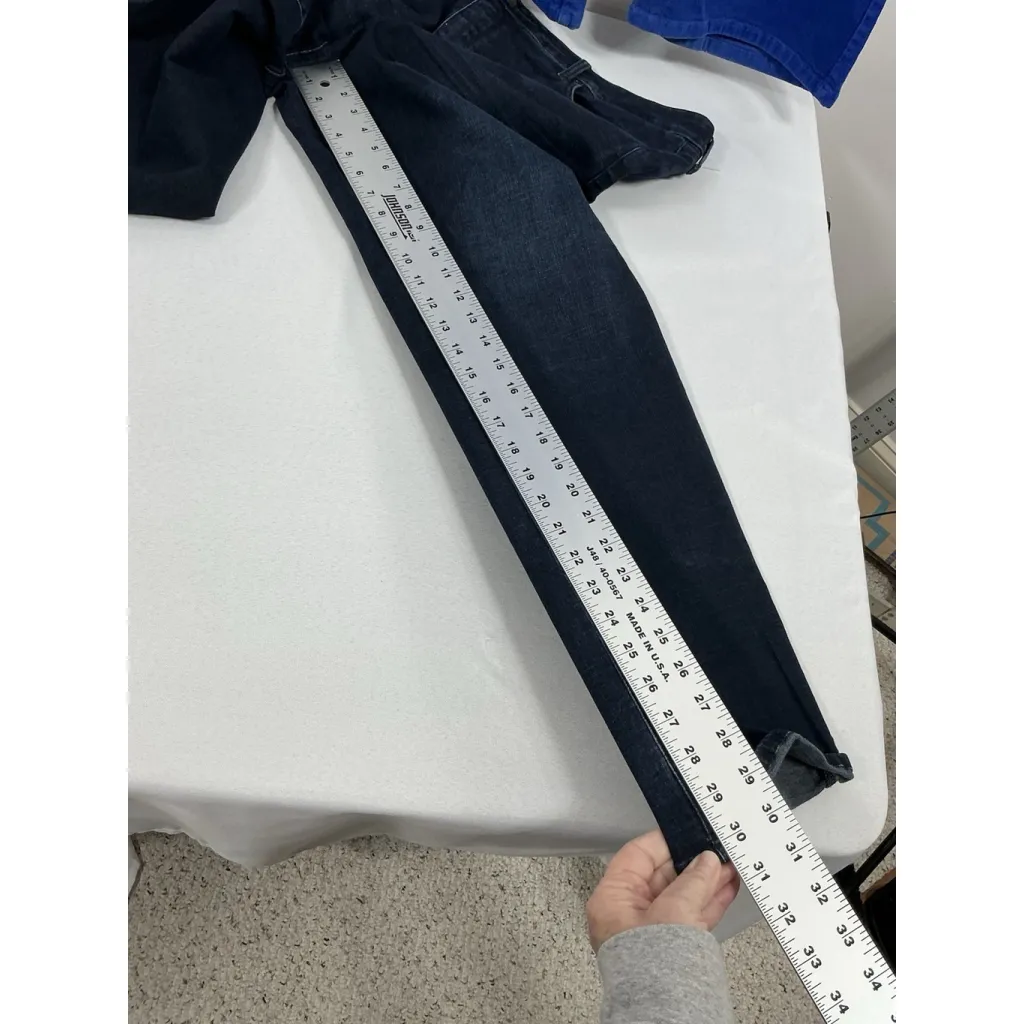 Womans NYDJ Marilyn Lift X Tuck Blue Jeans 24 W - Image 8