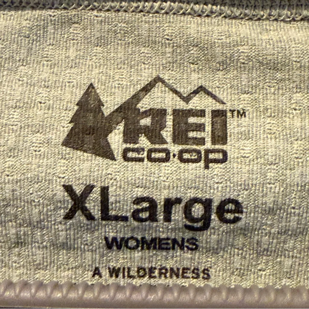 REI CoOp Lightweight Base Layer Crew Top Short Sleeve‎ Women’s Sage Green XL - Image 4