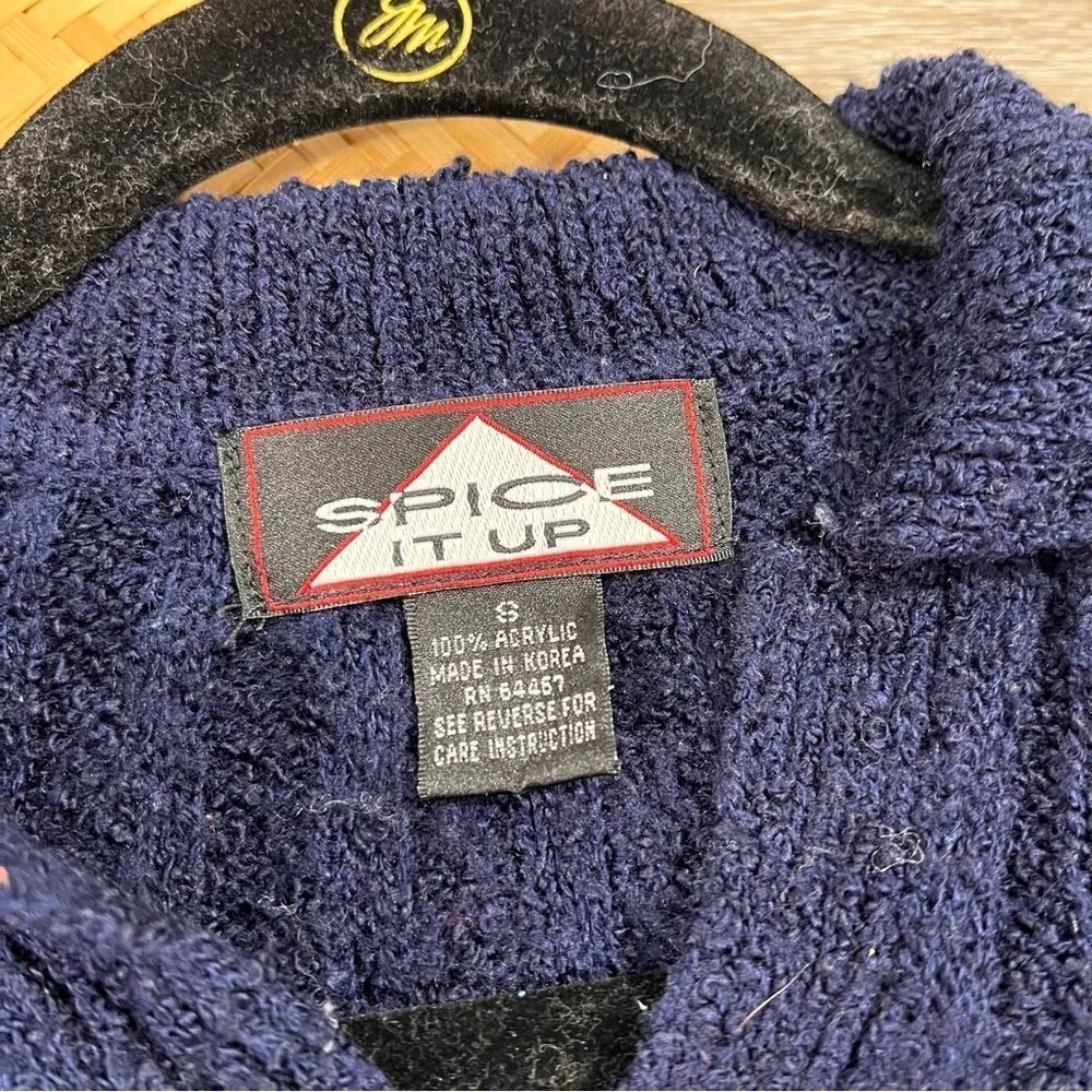 Vintage Y2K‎ colorful striped collared sweater - Image 5