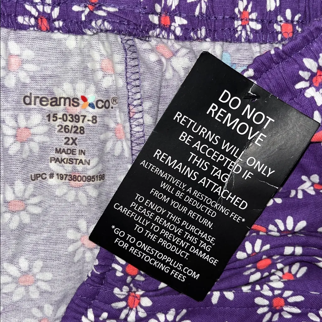 Dreams Co. NWT Size 26/28 2X Floral - Image 4