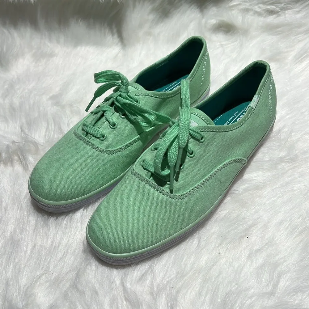 Keds Champion Originals Sneakers Lime Green / White WF534828 Size 7.5.  B76 - Image 2