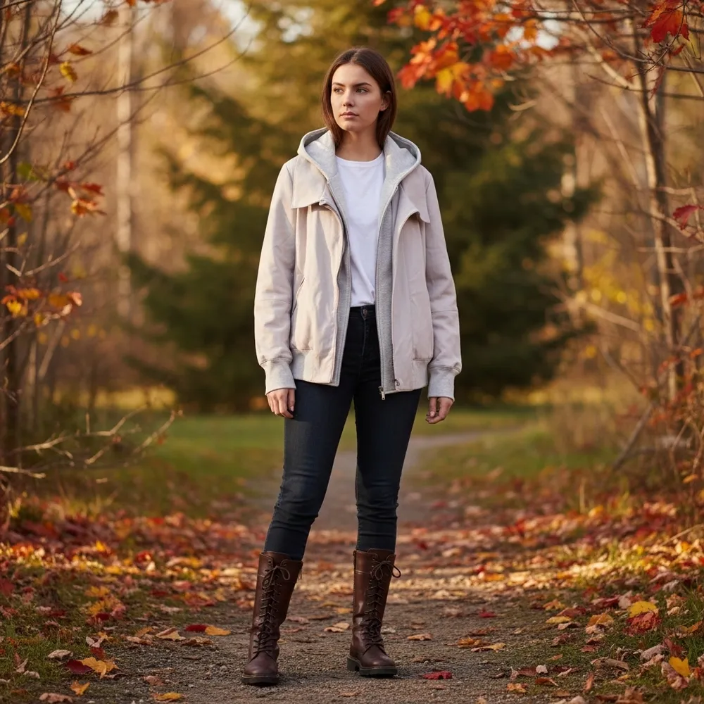 St. John Lamb Leather Jacket Size 16 - Image 2