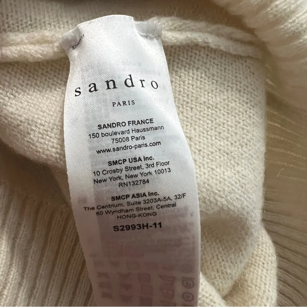 Sandro Paris Briona Wool V - Image 7