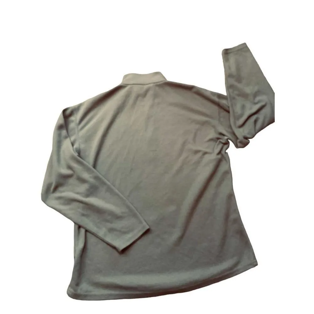 North Face 1/4 zip Pullover gray size small long sleeve - Image 5