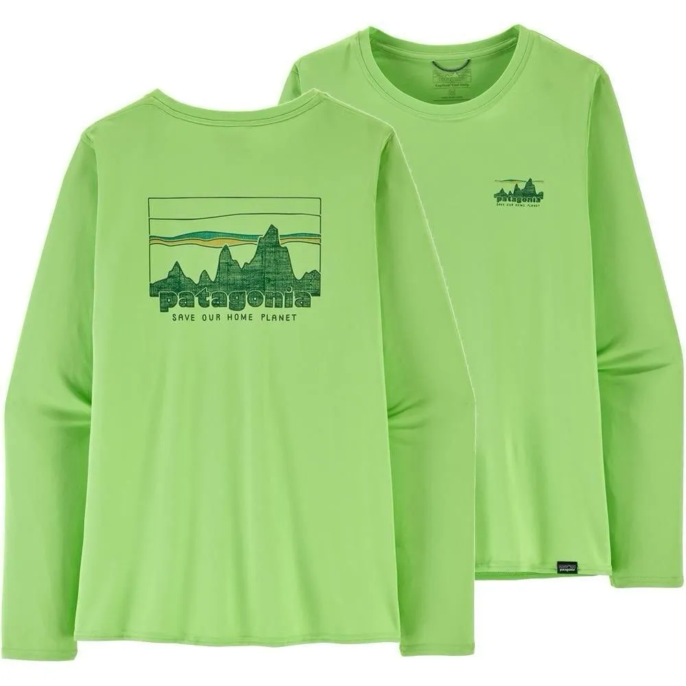 Patagonia Women's Capilene Cool Daily Long Sleeve Graphic Shirt Size XS NWT - Image 8