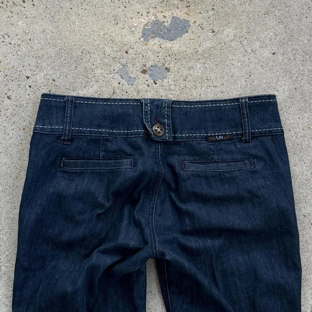 Y2k lowrise bootcut jeans Blue Size undefined - Image 6