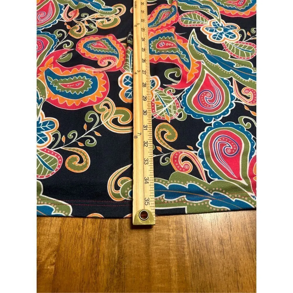 Lolly Wolly Doodle Women's Size XXL PAISLEY Print Tank Dress - Image 8