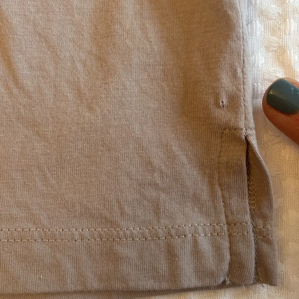 MADEWELL J.CREW Size SMALL Casual V-Neck T-Shirt Dress Lavender Gray Purple - Image 13