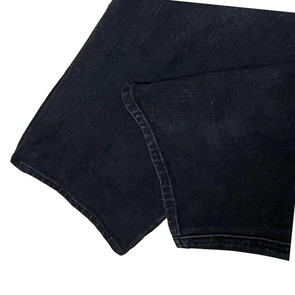 Red Valentino Skinny Jeans Black Low Rise Dark Wash Pockets Womens Size 31 - Image 7