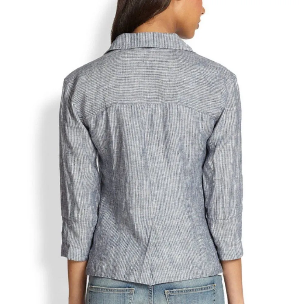Eileen Fisher Linen Blazer Jacket - Image 2