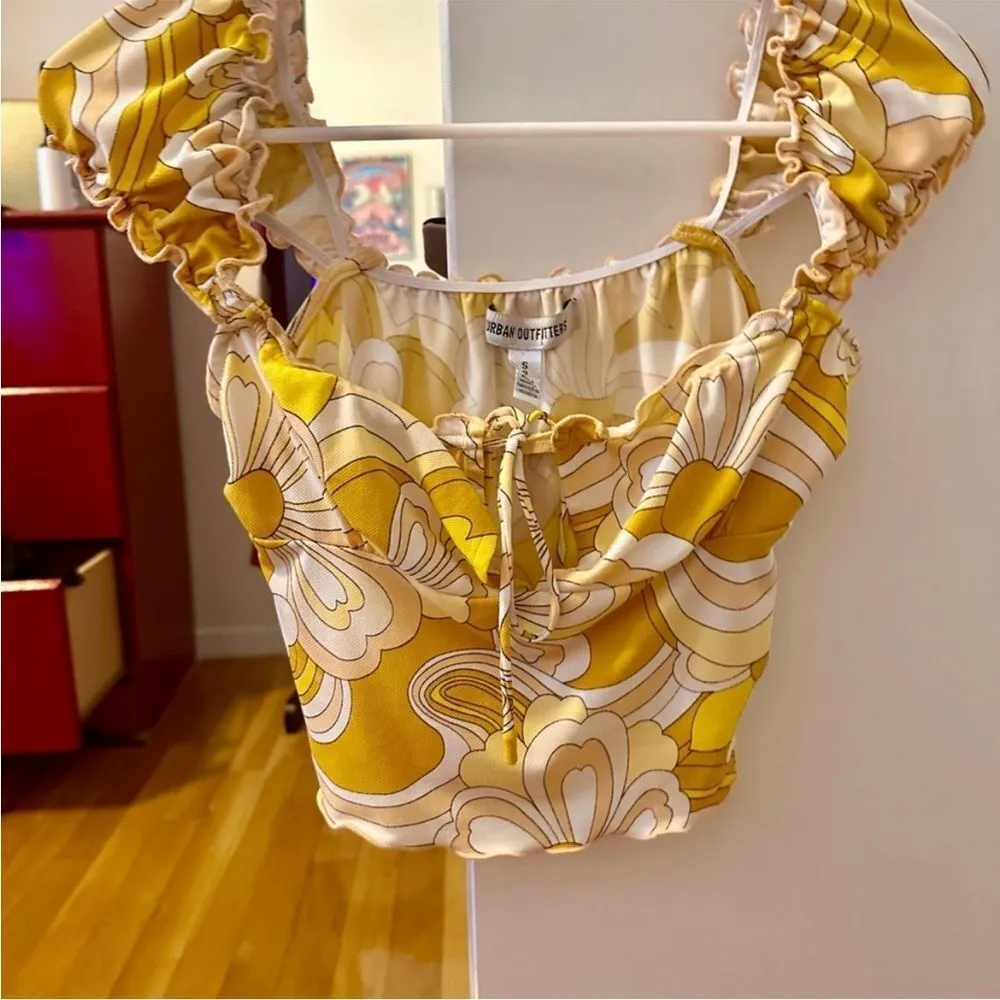 NWOT - Urban Outfitters Floral Baby Doll Top - Image 5