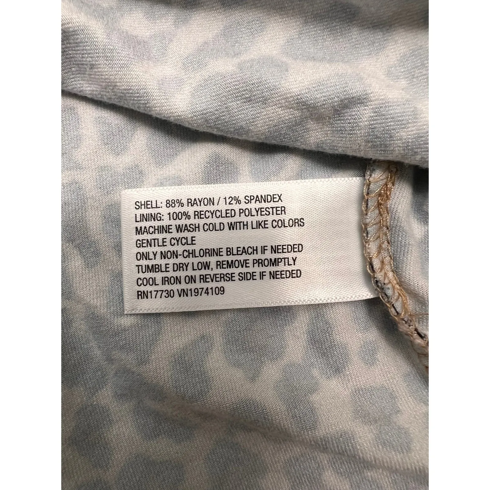 Isabel by Ingrid & Isabel Maternity Leopard Print‎ Ruched Dress XXL Brown Size undefined - Image 5