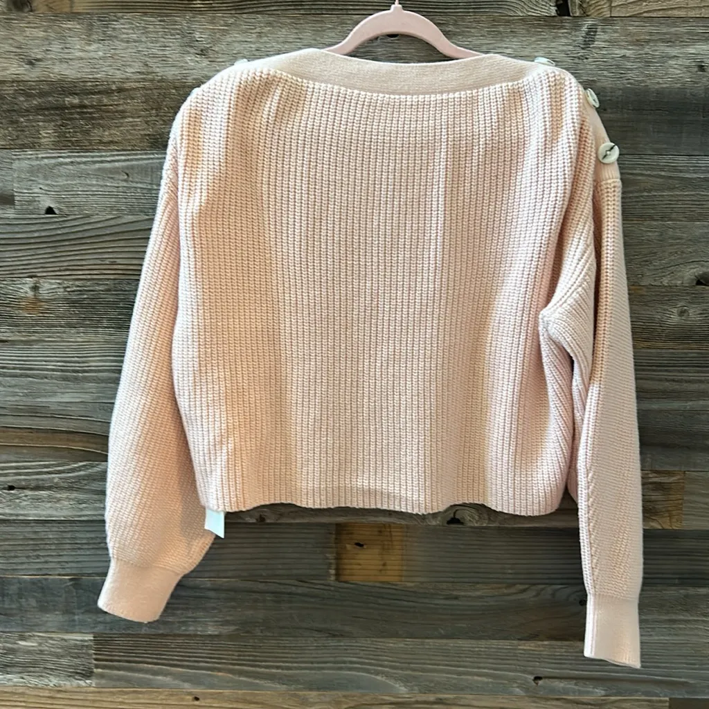 ADEAM Peach Sailing Sweater Size Small NWT Pink - Image 5