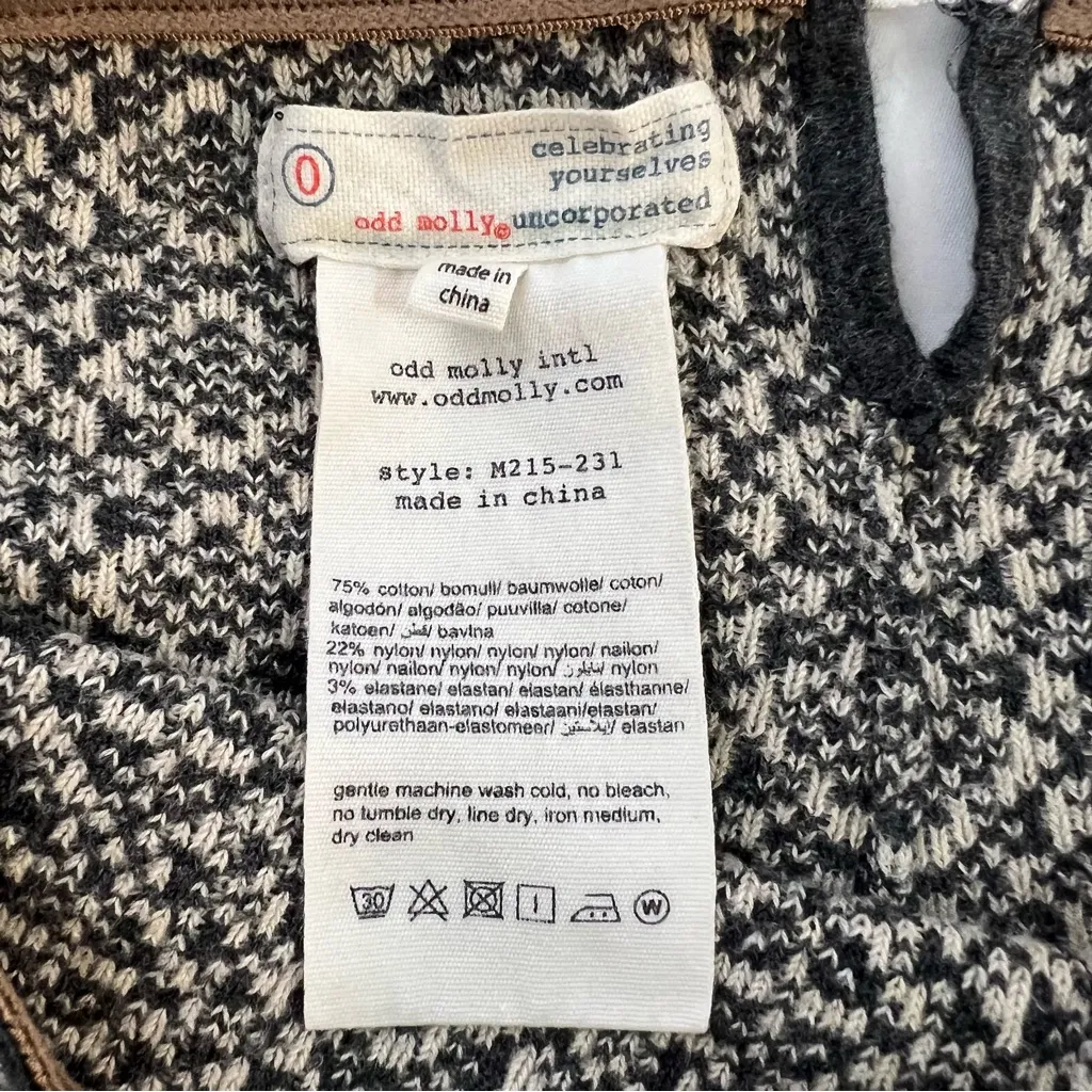 Odd Molly Patterned Leggings, Size: X-Small/Small - Image 7