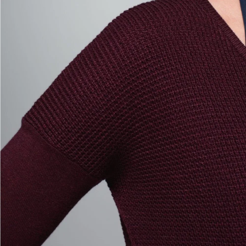 Lululemon The Sweater Life Heathered Bordeaux Drama Tunic Sweater Maroon - Image 8