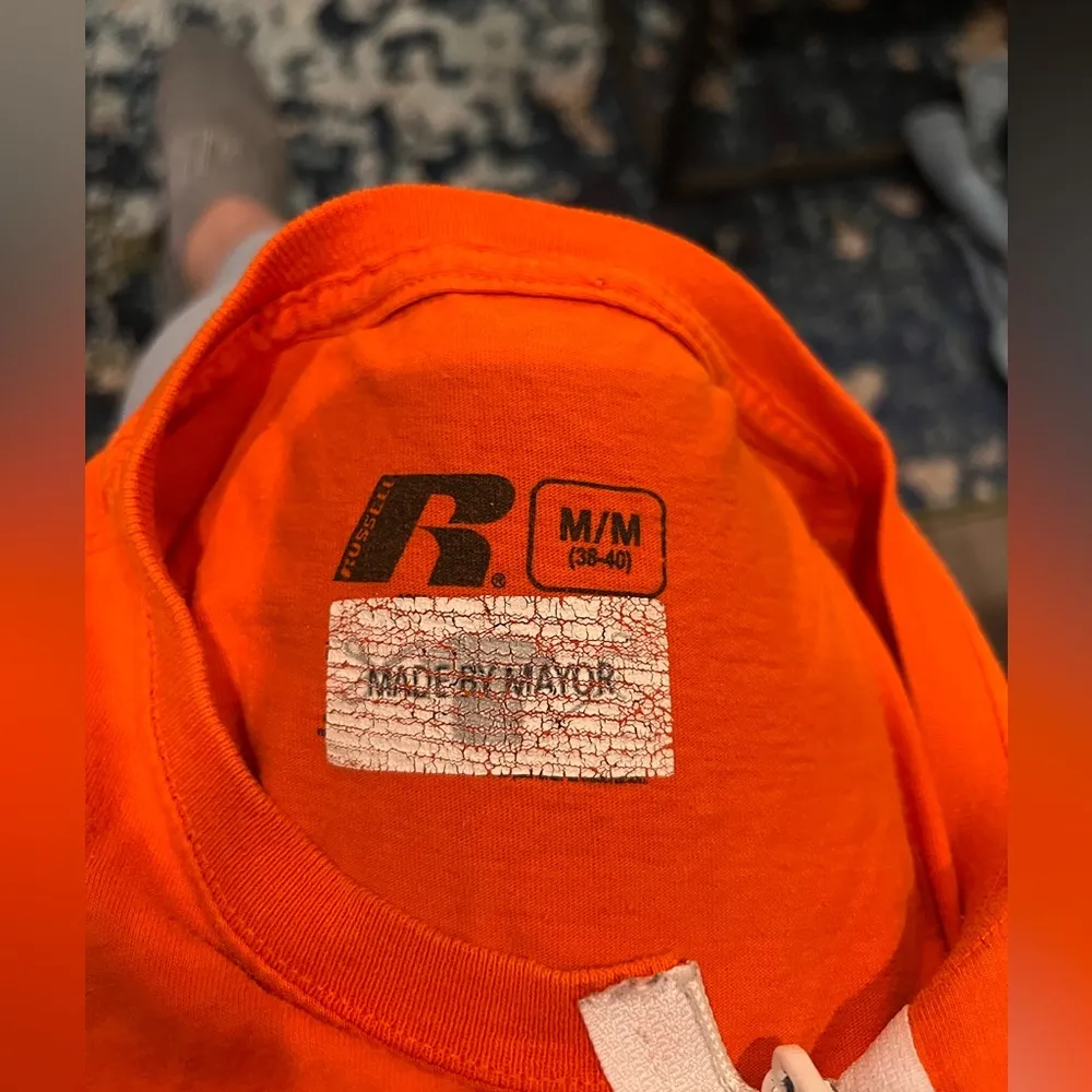 Vintage reworked Syracuse tshirt Orange - Image 2