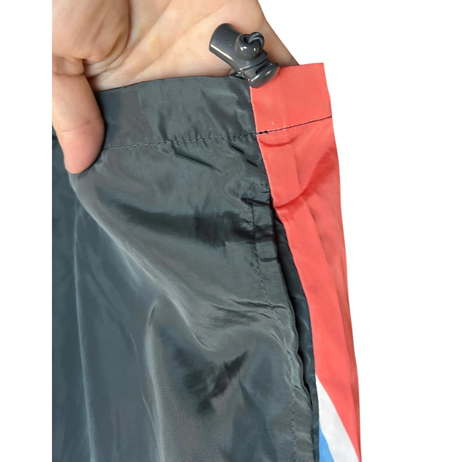 BKE Geometric Windbreaker Jacket Quarter Zip Lightweight Small - Image 6