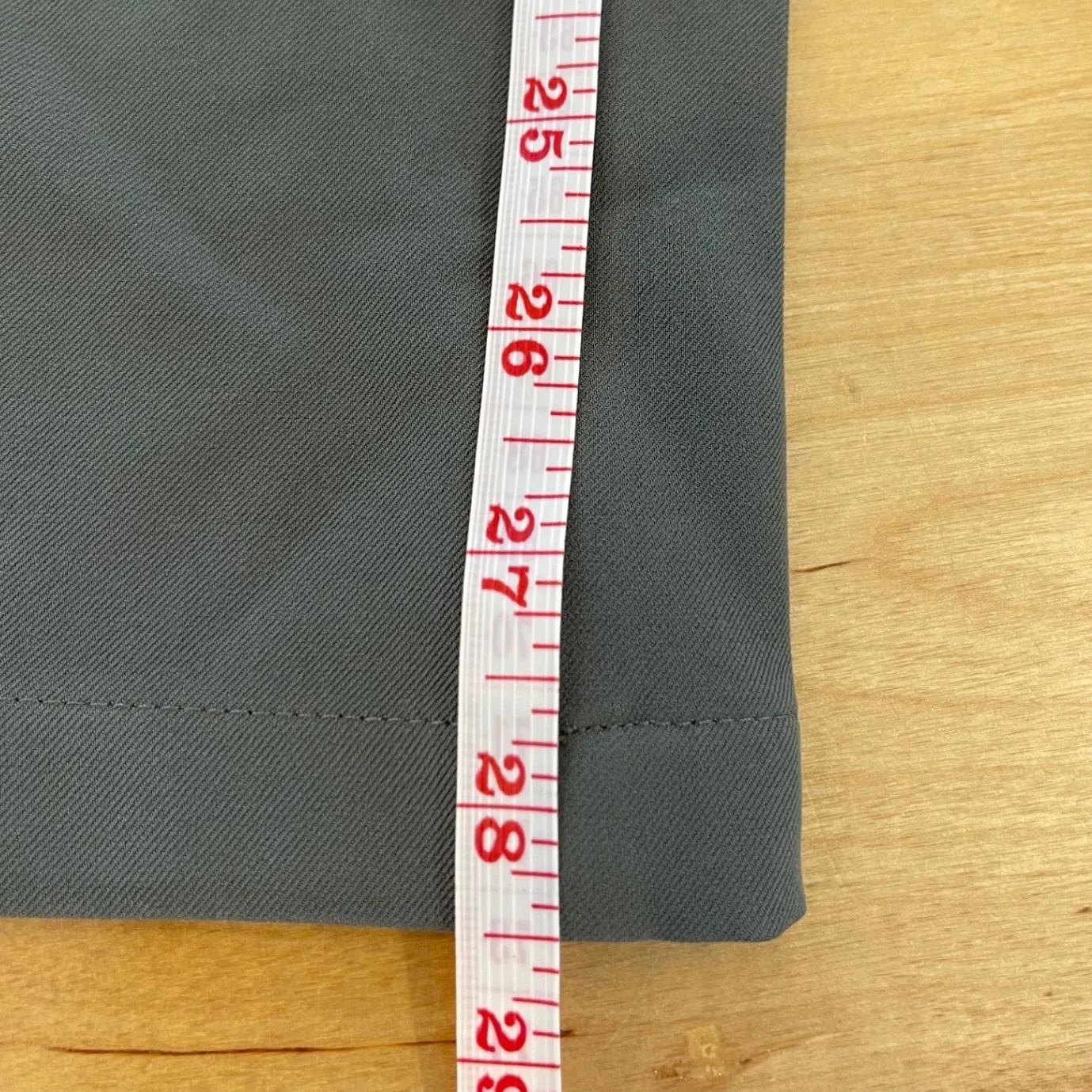 All:Row Wide Leg Pleated Pants Women's‎ S Green Gray High Waist Casual Trousers - Image 9