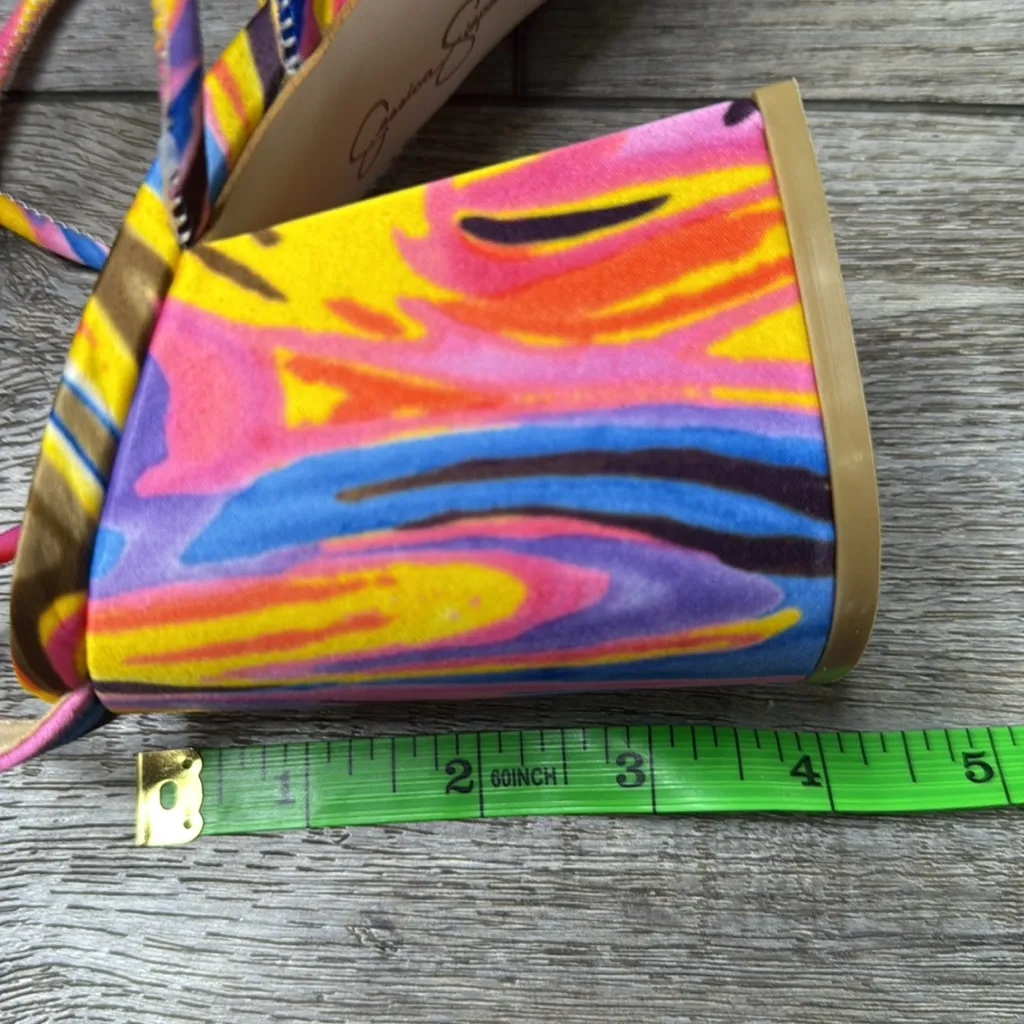 Jessica Simpson Colorful Strappy Sandals - Image 5
