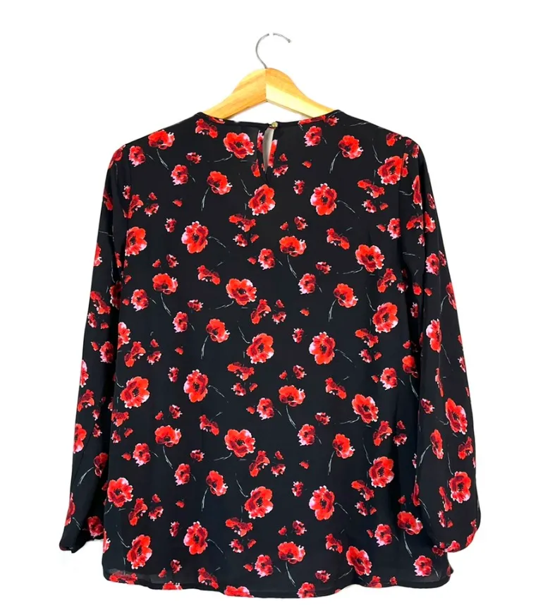 Red Floral s Blouse PM - Image 2