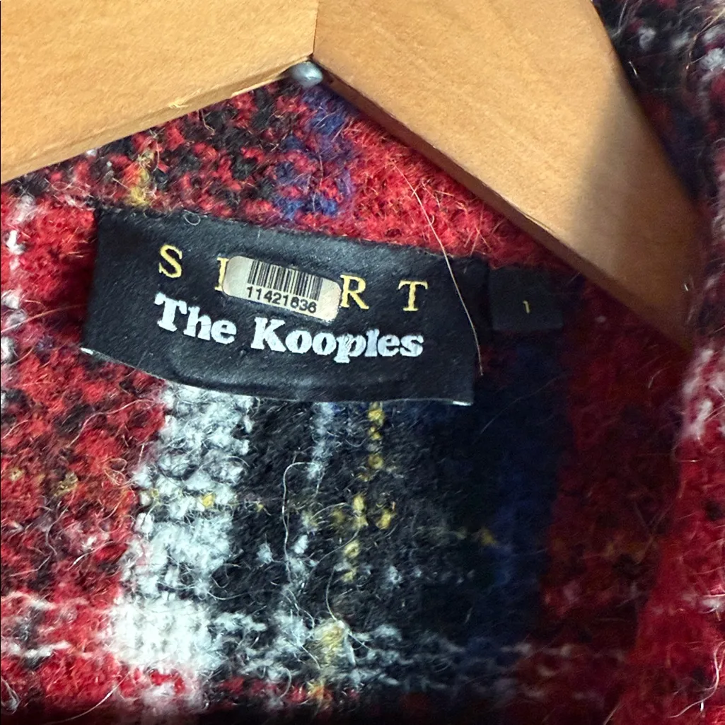 The Kooples Tweed Plaid Shacket - Image 8