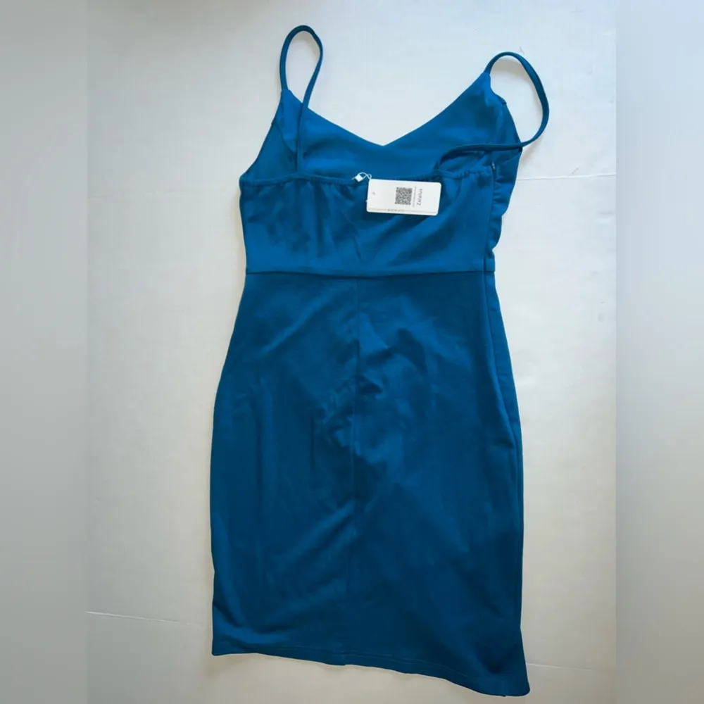 Zalalus Women’s Elegant Spagetti Strap Deep V Neck Bodycon Party Dress size S - Image 3